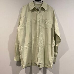 Ted Baker London Sage Green Soft Button Down Long Sleeve Dress Shirt - Size 4